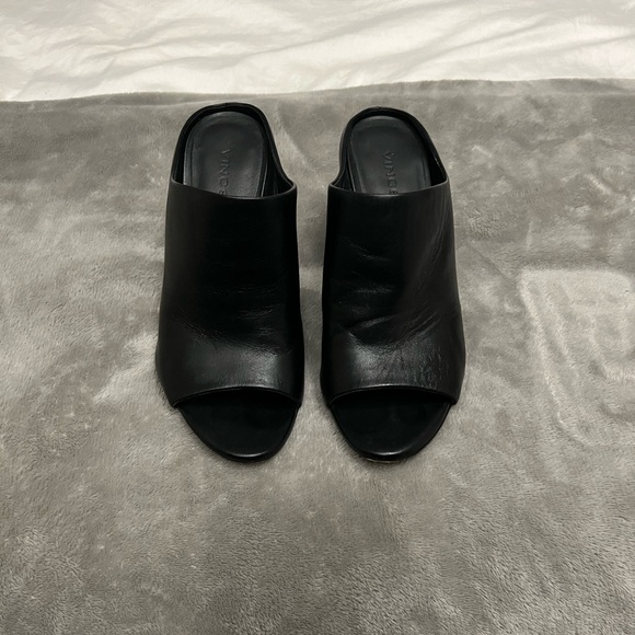 Vince size 7 leather mules - Picture 1 of 4